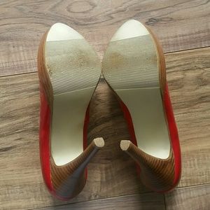 Mossimo Supply Co. Shoes - Mossimo Red patent peep toe pumps Mossimo Supply Co. Shoes - Mossimo Red patent peep toe pumps